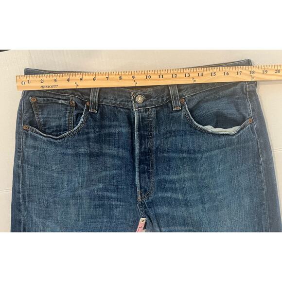 LEVI'S Men's WPL-423 501 XX Vintage Denim Medium Button Fly Blue Jeans Sz 36x29 - Picture 11 of 13